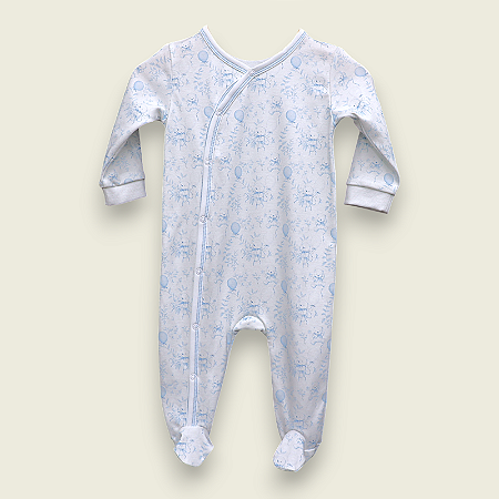 Macacão Viés Balões Azuis