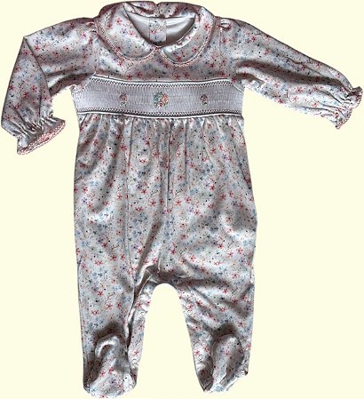 Macacão Smock Buquê de Flores - Flores Coloridas