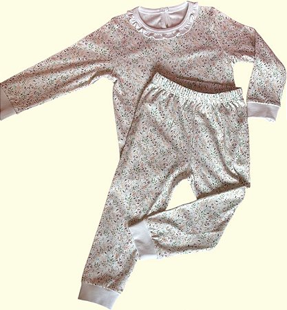 Pijama Blusa e Calça ML - Pequenos Galhos