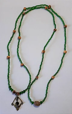 Guia de Proteção 1 fio / 1 pigente para Oxóssi Caboclos