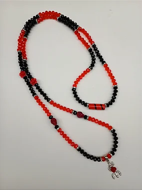 Guia em Cristal de Vidro (65 cm) - Pombo Gira - Umbanda - Candomblé - Quimbanda