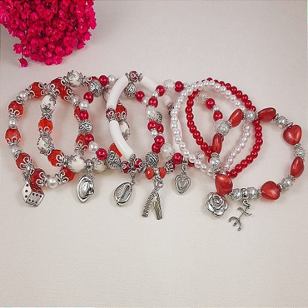 Pulseira de 7 Voltas para Malandra Umbanda Candomblé