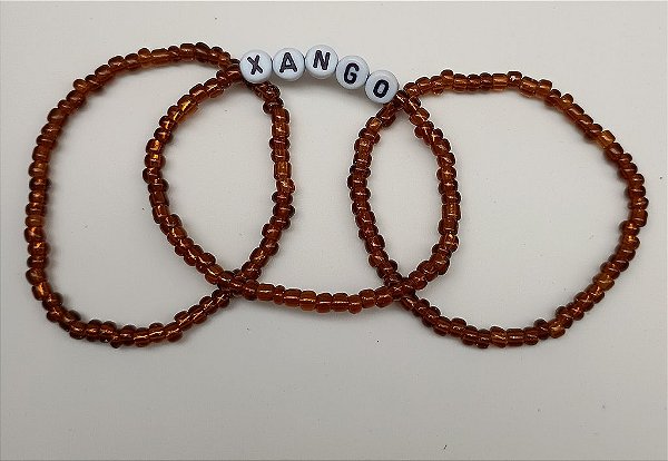 Kit Pulseira de Proteção para Xangô (3 pulseiras)