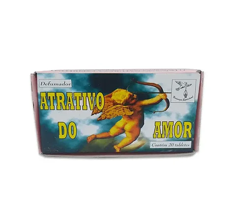 Defumador Natureza Espiritual Atrativo do Amor 20 Tabletes | Limpeza Energética, Harmonia, Amor-Próprio e Bem-Estar