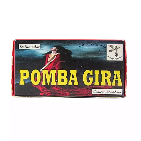 Defumador Natureza Espiritual Pomba Gira 20 Tabletes | Limpeza Energética, Proteção Espiritual e Abertura de Caminhos