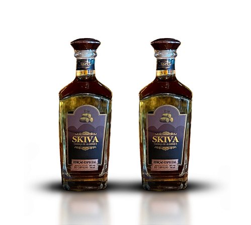 2 Cachaças Skiva Carvalho - 750ml