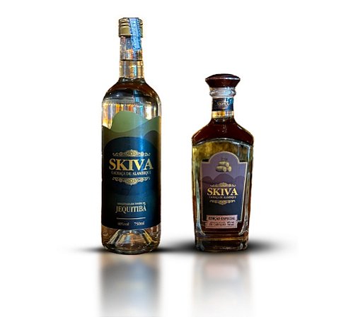 Cachaça Skiva Jequitibá + Carvalho - 750ml cada