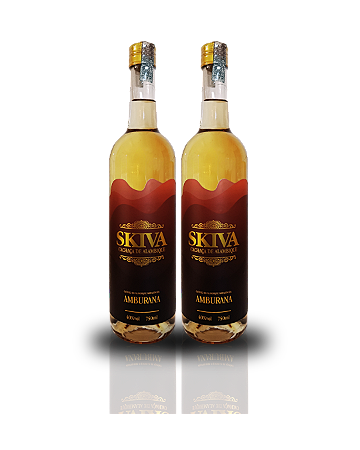 2 Cachaças Skiva Amburana - 750ml