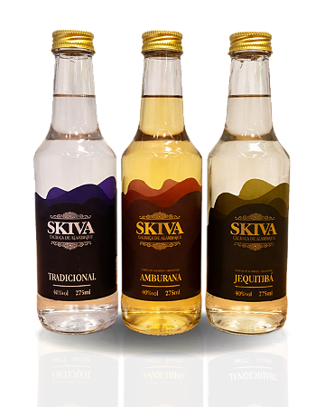 Kit Mini Cachaça Skiva - 275ml