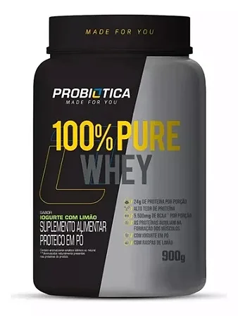 100% Pure Whey 900g - Probiótica