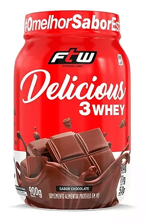Delicious 3 Whey - 900g  - Ftw
