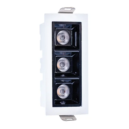 Spot Iris Embutir Direcionável 6W 2700K