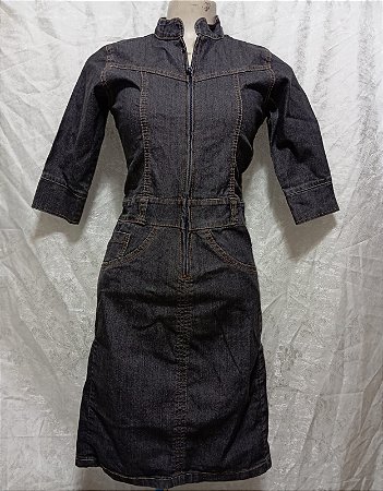 Vestido jeans social básico