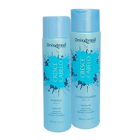 Cresce Cabelo - Shampoo + Condicionador | A base de Biotina B8 e Café verde.