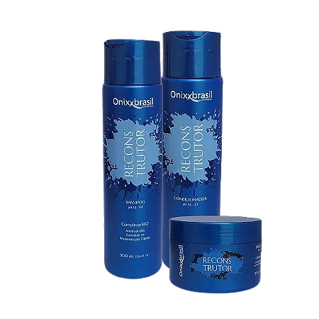 Kit Reconstrutor - Shampoo 300ml + Condicionador 300ml + Máscara 250ml