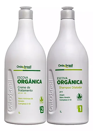 Kit Gloss Progressiva Orgânica Sem Formol Onixx 2x1000ml