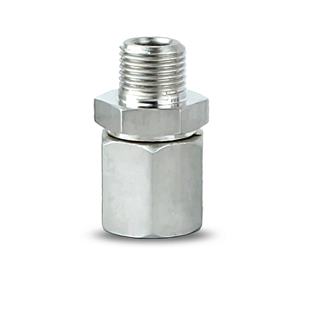 Niple ALUMINIO 1/8 - 10mm PU (BOLSA)