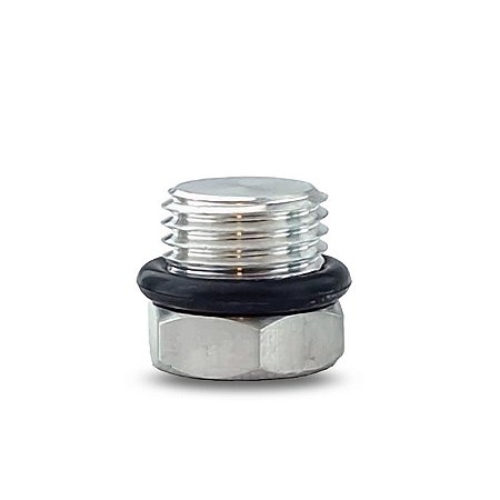 Tampão 1/4 com Oring BLOCO E CILINDRO