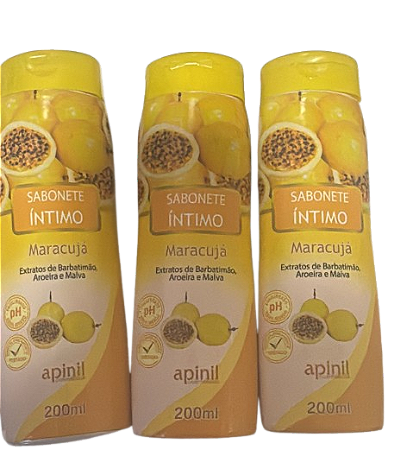Kit 3 Sabonete Intimo Maracuja