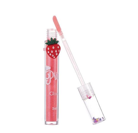 Gloss Prin Com Anel Cor Glitter