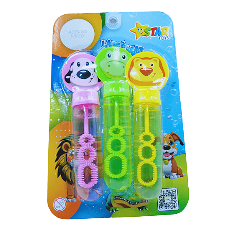 Kit Lança Bolhas - Animais (ST-0364)