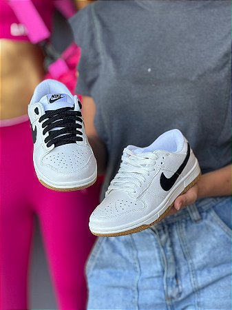 DUNK BRANCO/PRETO