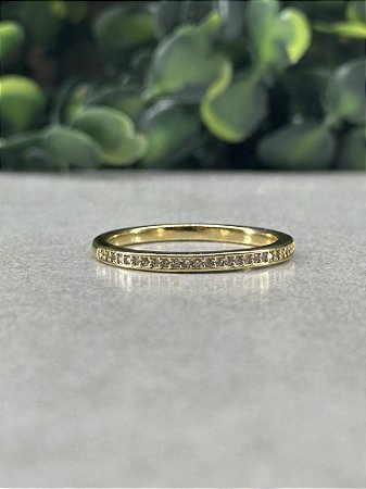 Anel Aparador em Zircônia