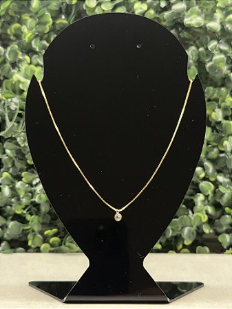 Colar Ponto de Luz em Zircônia Pequeno