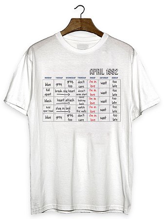 Camiseta The Cure Friday I'm in Love