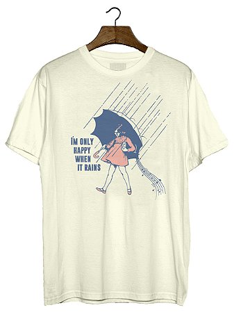 Camiseta Garbage Only Happy When It Rains