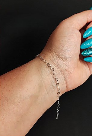 Pulseira elo coração M