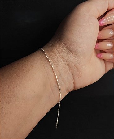 Pulseira elo em prata original 925