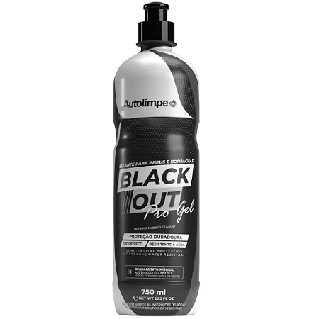 BLACKOUT PRO GEL - SELANTE DE BORRACHAS - 750ML