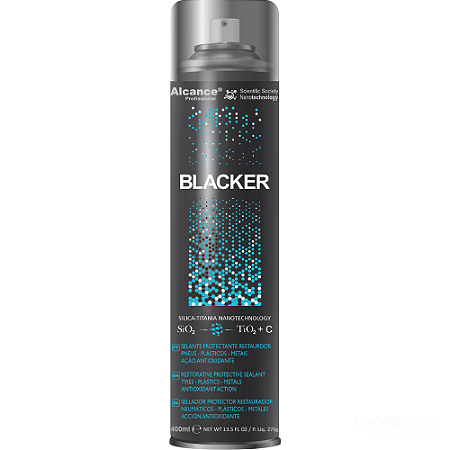 BLACKER - 400ml - Ceramic Coating- selante revestimento/ pneus/plasticos/metais.