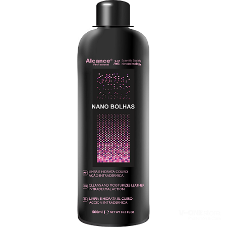 NANO BOLHA DE OXIGENIO 500ml Limpador e hidratante de couro