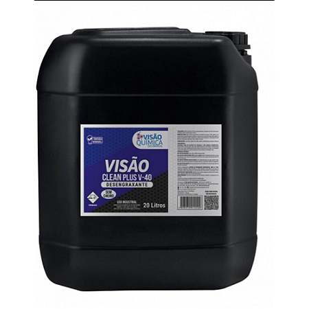 DESENGRAXANTE ALCALINO VISAO CLEAN PLUS SEM CHEIRO 20 LTRS VISAO QUIMICA