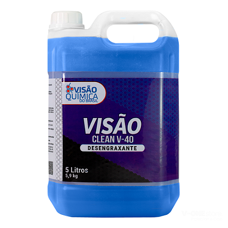 DESENGRAXANTE ALCALINO VISAO CLEAN V-40 5 LTRS VISAO QUIMICA