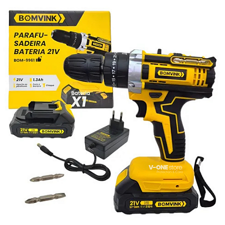 PARAFUSADEIRA BATERIA 21V BOMVINK