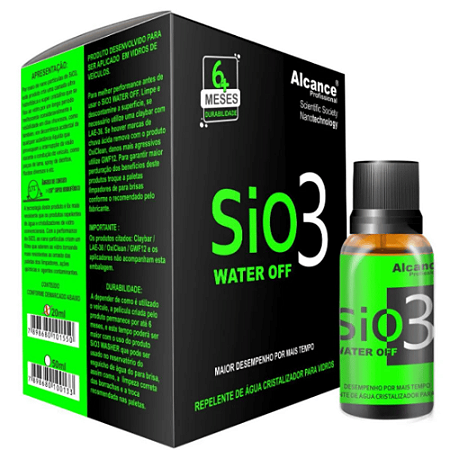 SIO3 WATER OFF 20ml Cristalizador de vidros