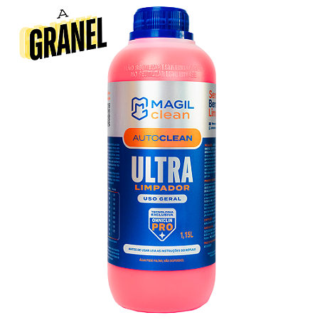 ULTRA LIMPADOR MAGIL CLEAN 1L - A GRANEL COM EMBALAGEM