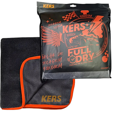 KERS MICROFIBRA TWIST CINZA 90 X 60 600 GSM