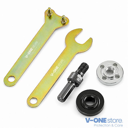 ADAPTADOR MANDRIL 10MM PARA BOINA E DISCO DE CORTE ATÉ 5"