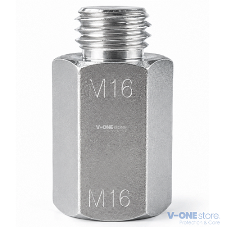 ADAPTADOR M16/M16 MACHO FÊMEA PARA POLITRIZ ROTATIVA BOINÃO DE LÃ