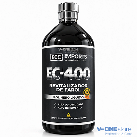 POLÍMERO LÍQUIDO REVITALIZADOR DE FARÓIS EC400 1 LITRO