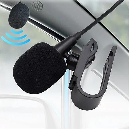 Microfone P2 Automotivo Rs-120mic Para Carros