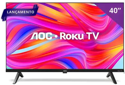 TV 40" Smart Roku AOC