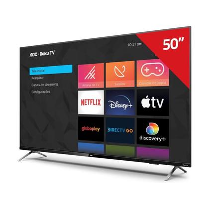 TV 50p SMART AOC LED ROKU 4K WiFi