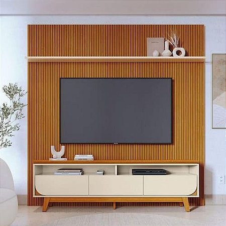 Estante para TV Composição Luna Cinamomo/off white