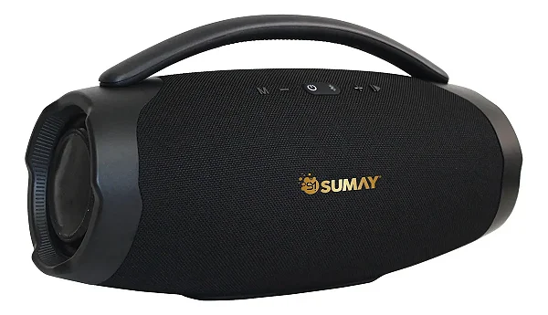Caixa de Som Bluetooth Sumay 120W Preta