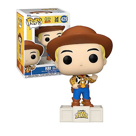 Funko Pop BTS RM Como Woody 429 - Colecionável Oficial Toy Story